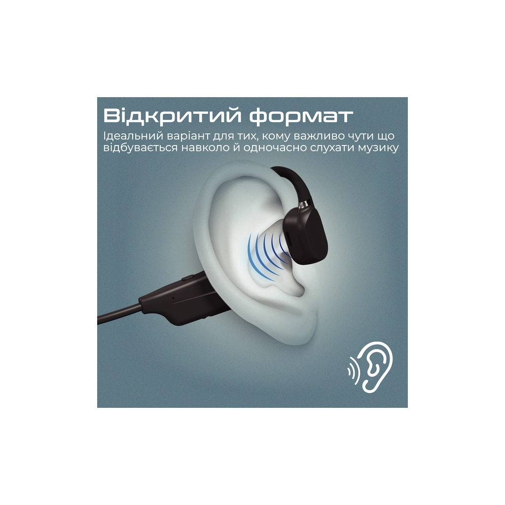Навушники Promate Ripple Black (ripple.black) - зображення 5