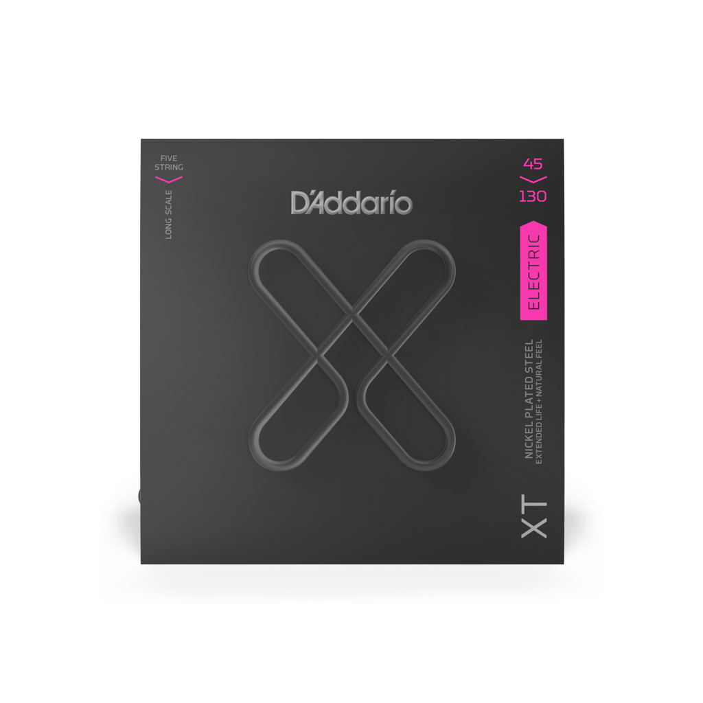 Струни для гітари D'Addario XT Bass Nickel Plated Steel Regular Light 5-String (45-130) (XTB45130) - зображення 1