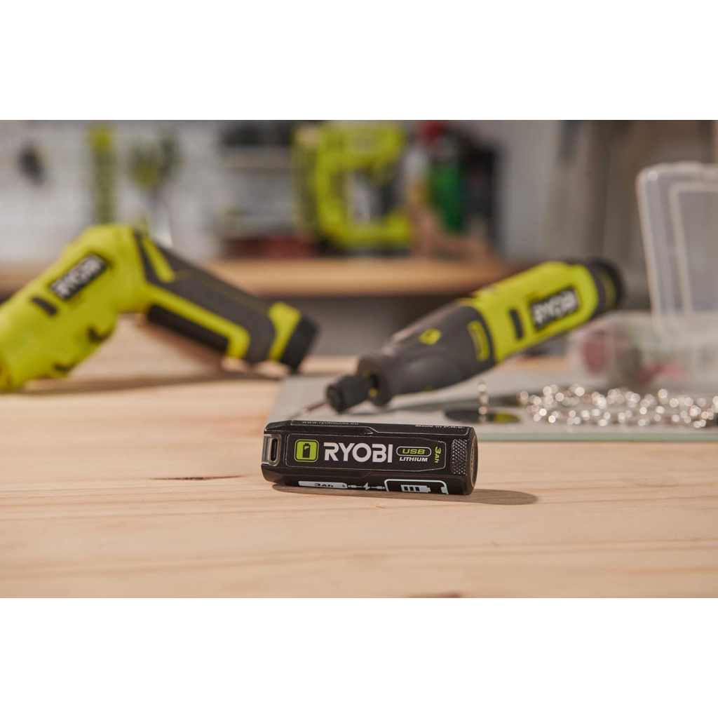 Акумулятор до електроінструменту Ryobi USB Lithium RB4L30 4V, 3Ah, функція power bank, 0.06кг (5133006224) - зображення 2