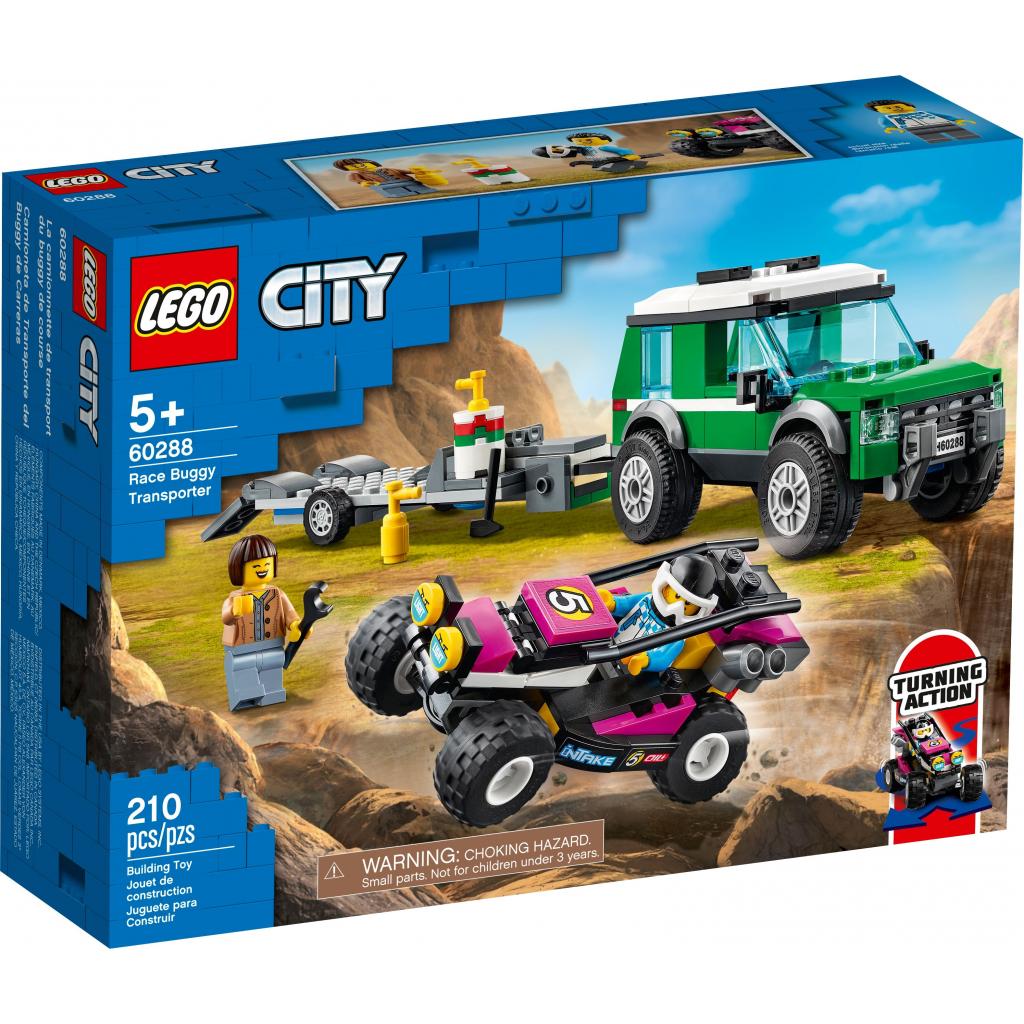 Конструктор LEGO City Great Vehicles Транспортер гоночного багі 210 деталей (60288) - зображення 1