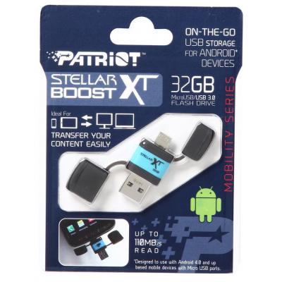 USB флеш накопичувач Patriot 32GB Stellar Boost XT USB 3.1/OTG (PEF32GSTRXTOTG) - зображення 6
