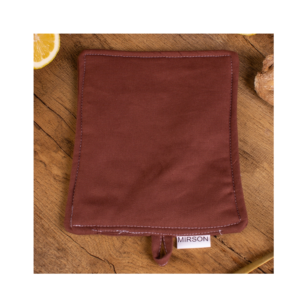 Кухонна прихватка MirSon Бязь 19-1217 Chocolate perla (2200006753742) - изображение 2