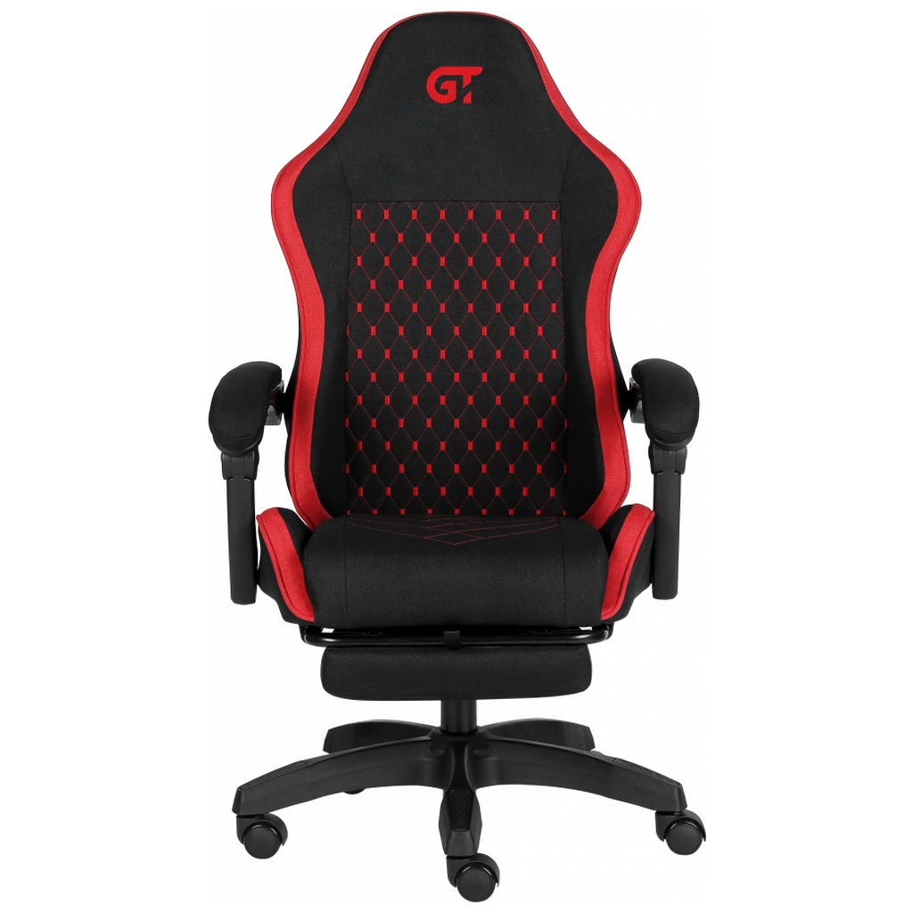 Крісло ігрове GT Racer X-2339 Black/Red (X-2339 Fabric Black/Red) - зображення 4