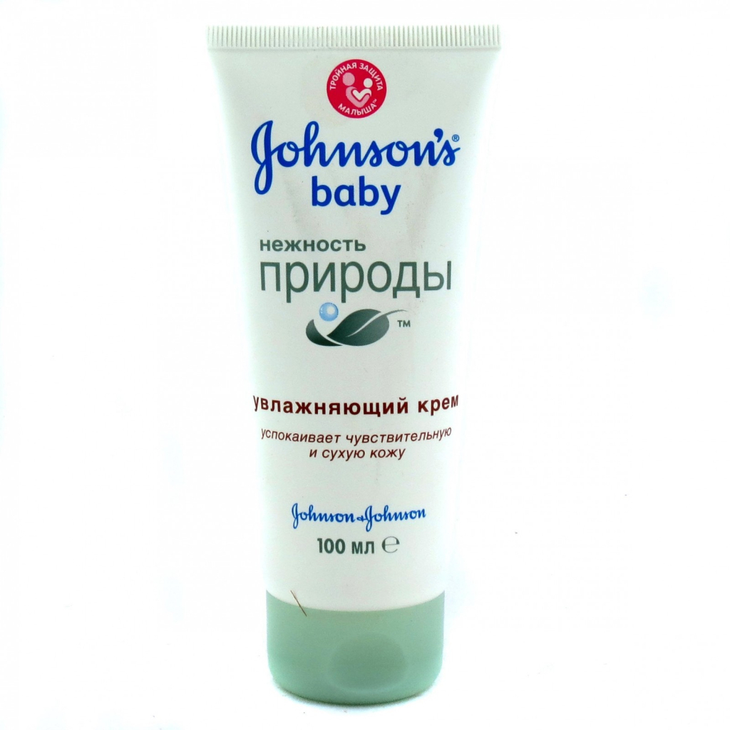Дитячий крем Johnson’s baby Зволожуючий ніжність природи 100 мл (3574660388879) - зображення 1