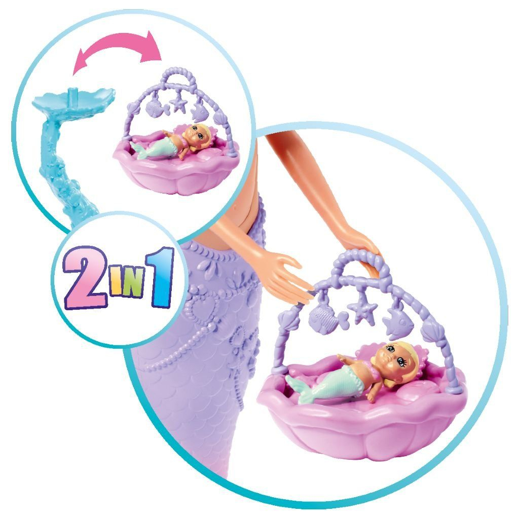 Лялька Simba набір Штеффі-вагітна та Кевін Сім''я русалок з малюком, аксесуари (5733524) - зображення 4