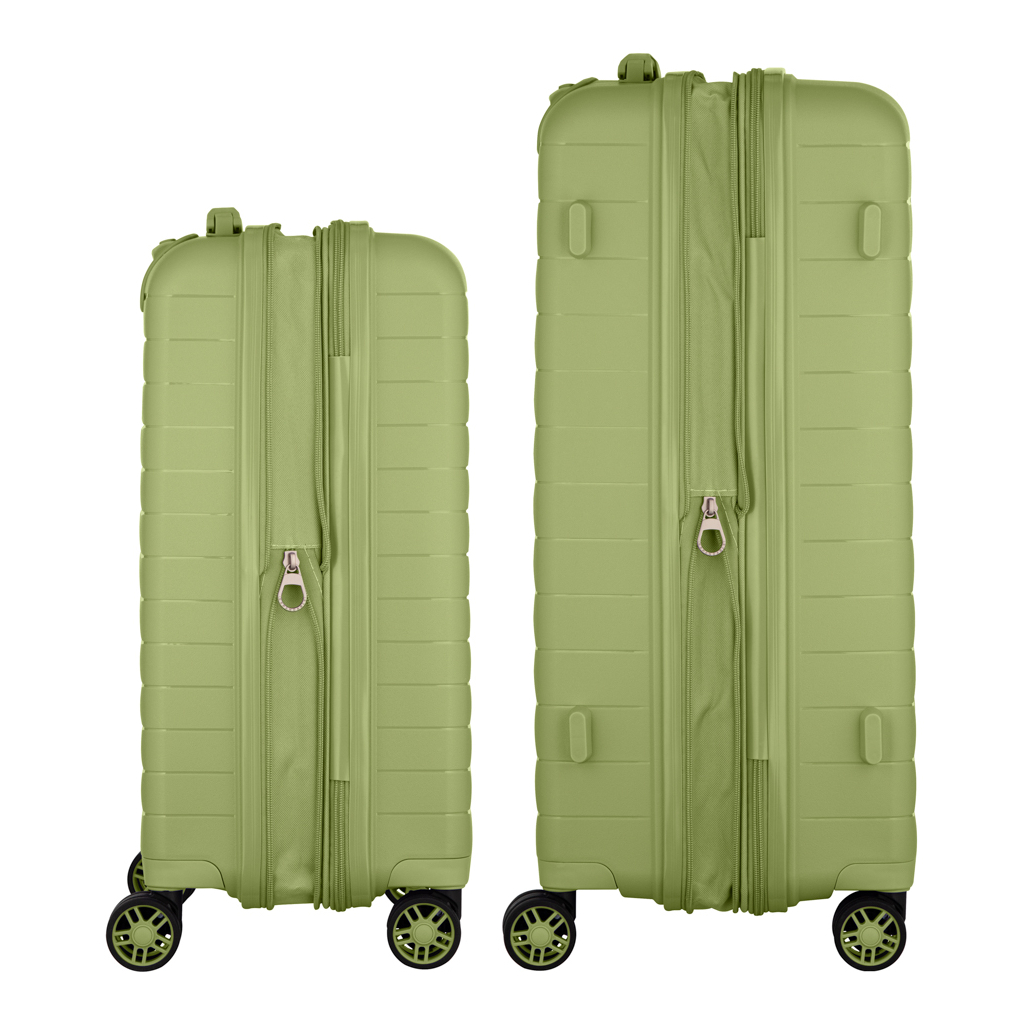 Набір валіз 2E Aero (M+S), оливково-зелені (2E-SPP-AERO-SET2-MG) - зображення 6