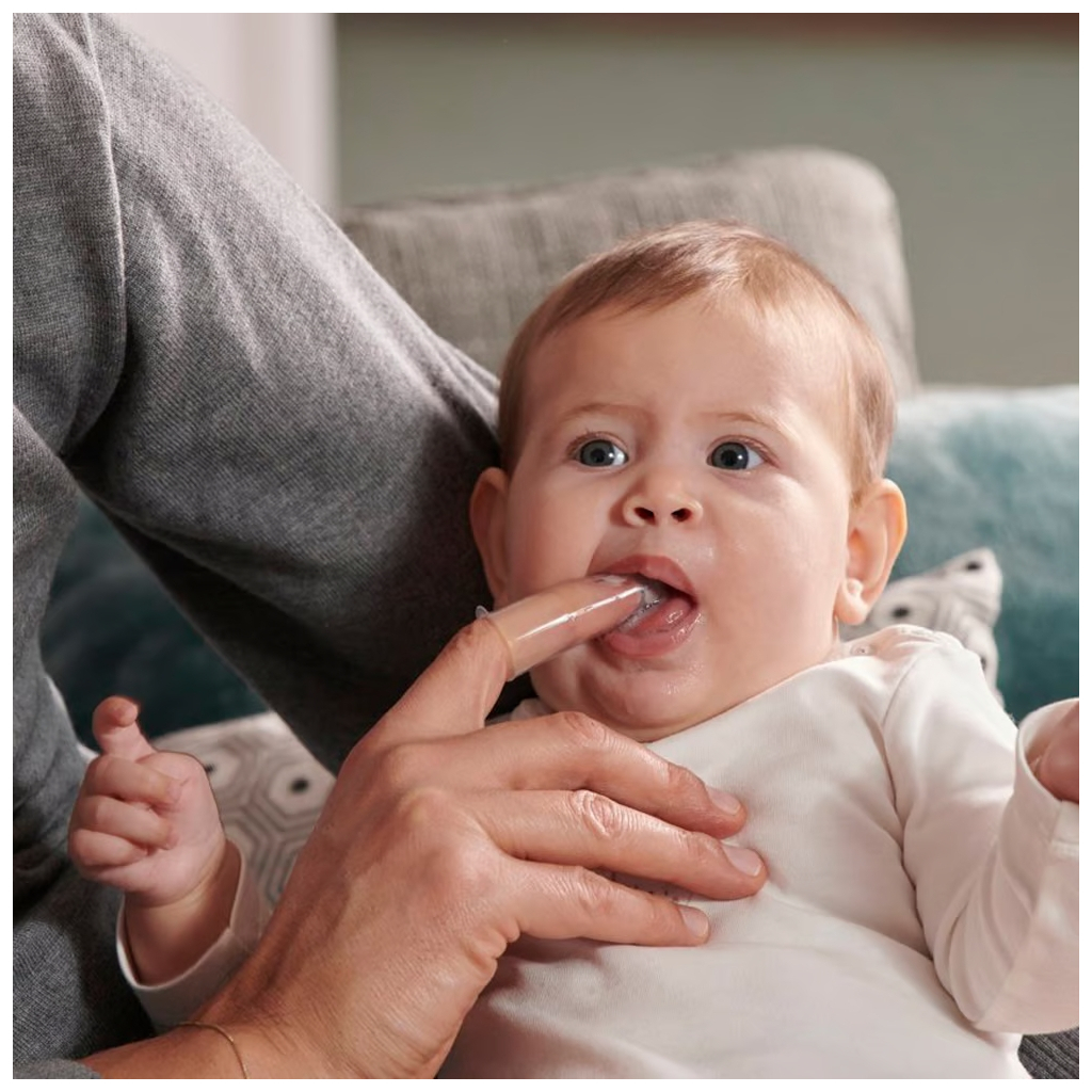 Дитяча зубна паста Chicco Набір: гель для ясен 2в1+ зубна щітка-масажер (11262.00) - изображение 7