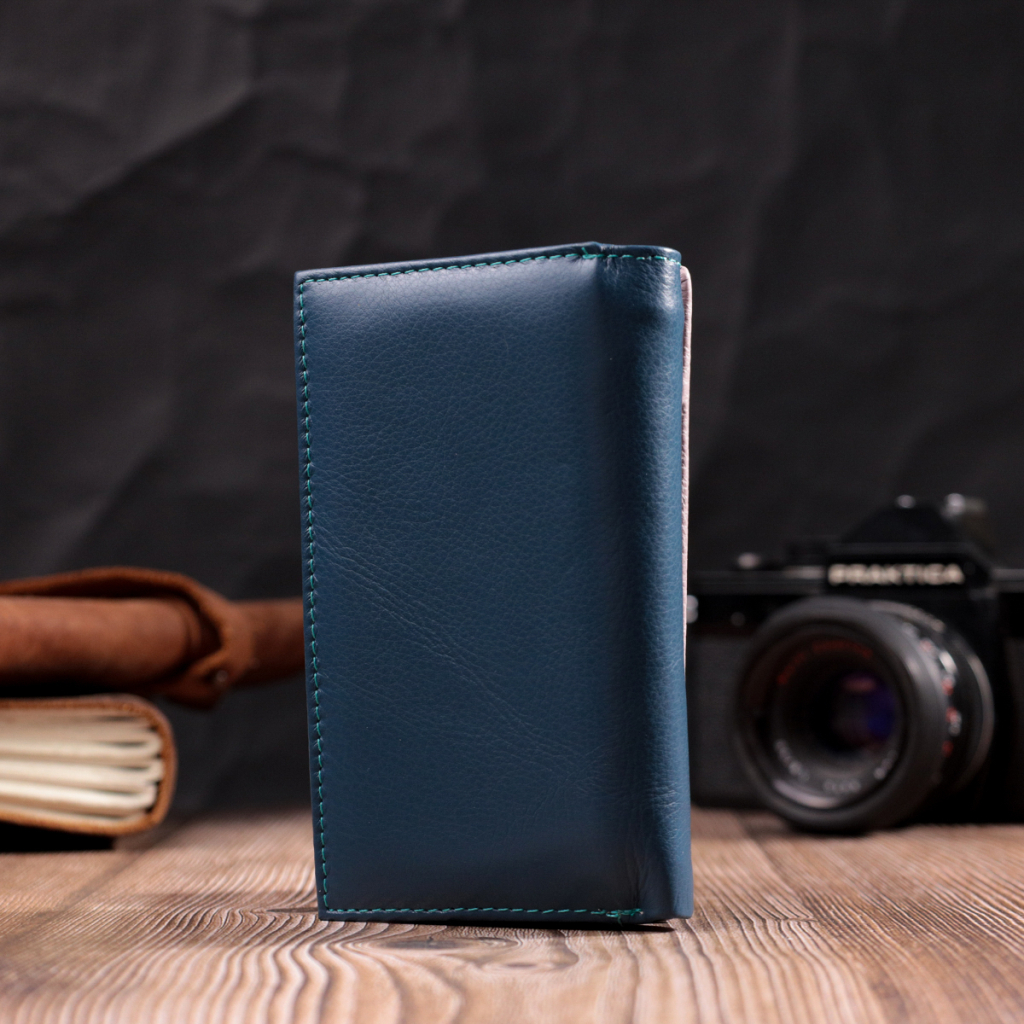 Гаманець ST Leather З натуральної шкіри Різнокольоровий (19445) - зображення 9