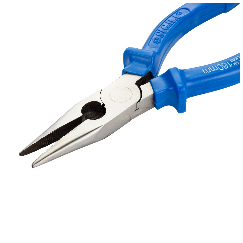 Плоскогубці Sigma довгогубці прямі 160мм сині (4357161) - изображение 7