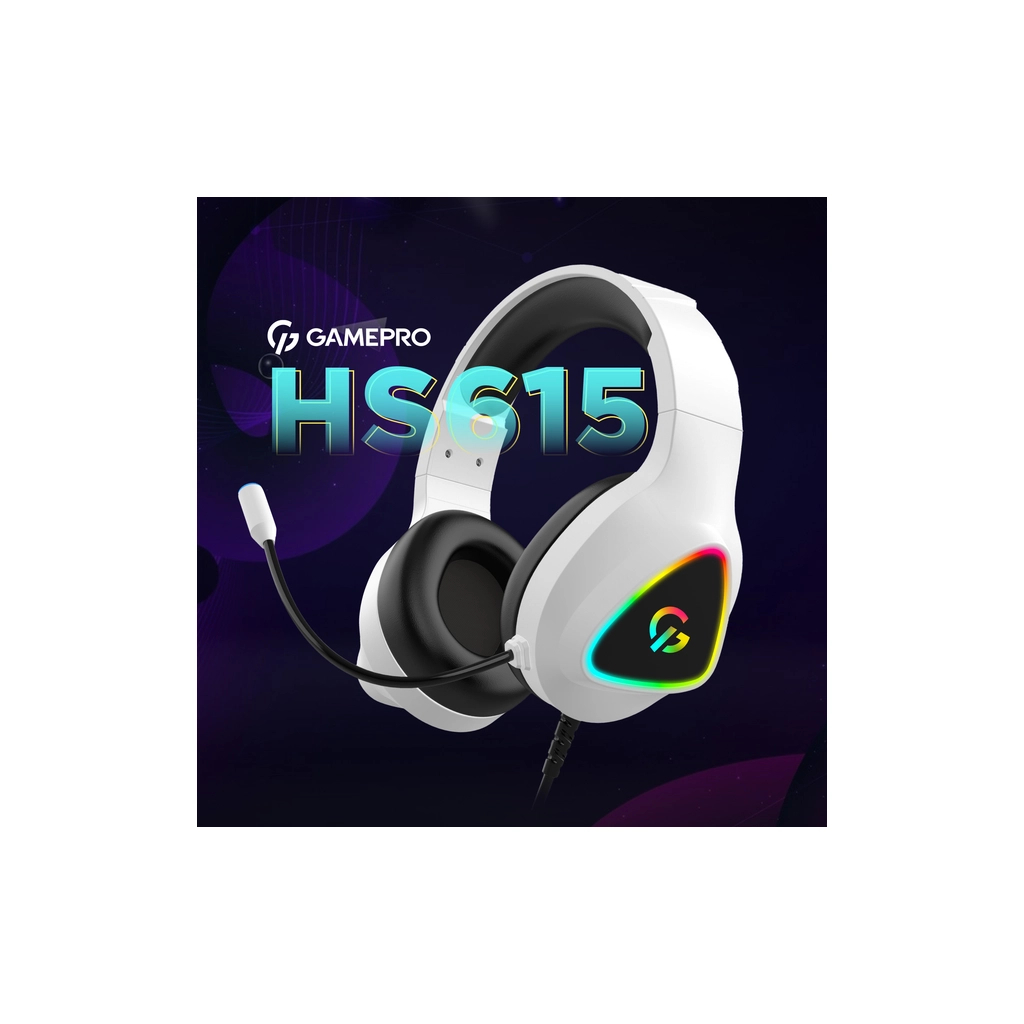 Навушники GamePro HS615 RGB White (HS615) - изображение 7