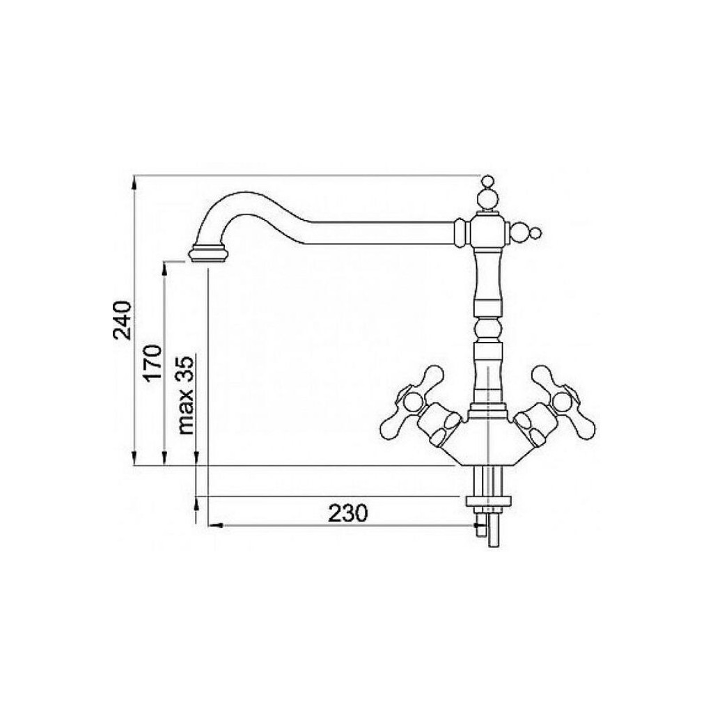 Змішувач Elleci Tago antracite 59 - зображення 2