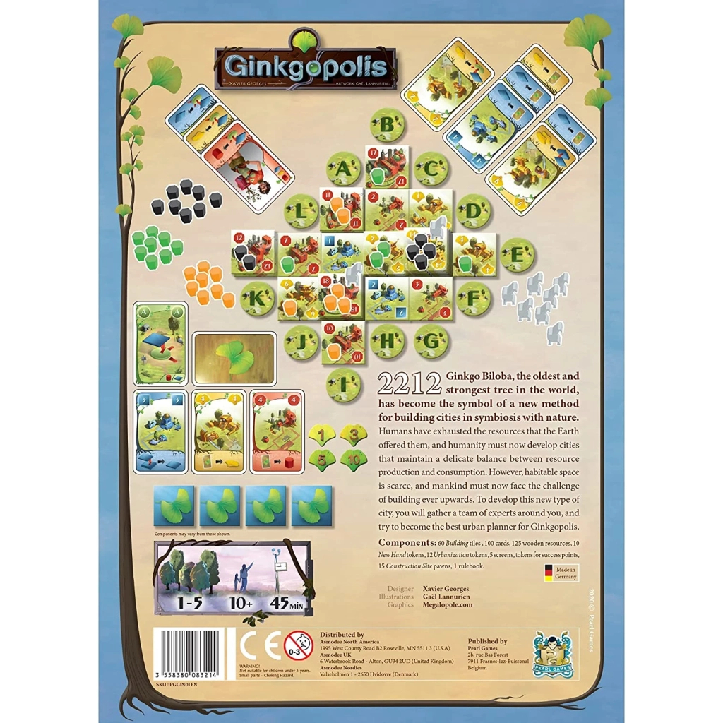 Настільна гра Pearl Games Ginkgopolis (Гінкгополіс) англ. (3558380083214) - зображення 5