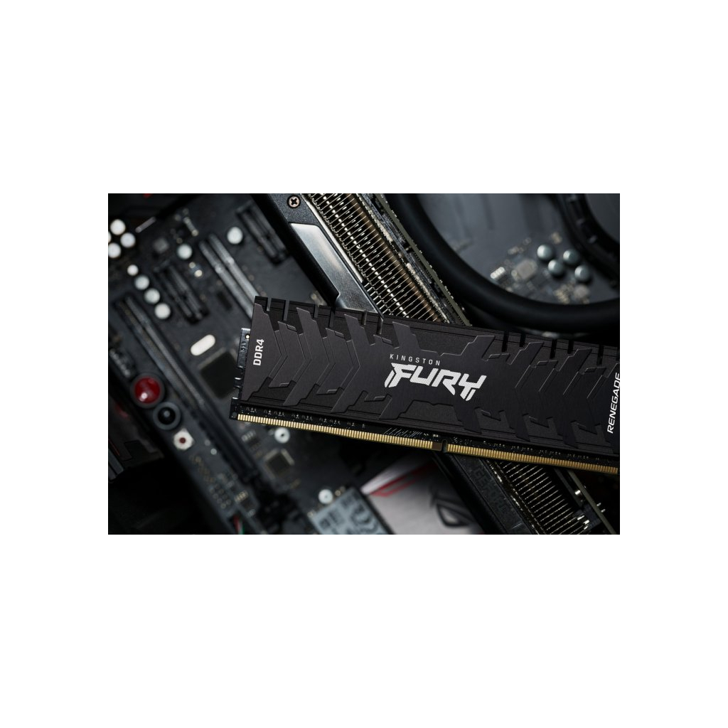 Модуль пам'яті для комп'ютера DDR4 8GB 2666 MHz RenegadeBlack Kingston Fury (ex.HyperX) (KF426C13RB/8) - зображення 5