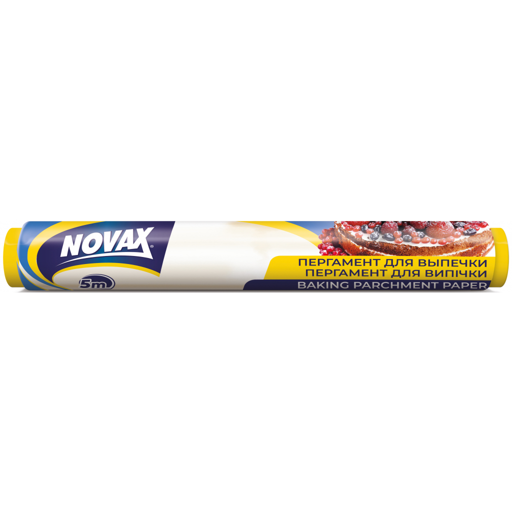 Папір для випічки пергаментний Novax 39 см 5 м (4823058309255) - зображення 1