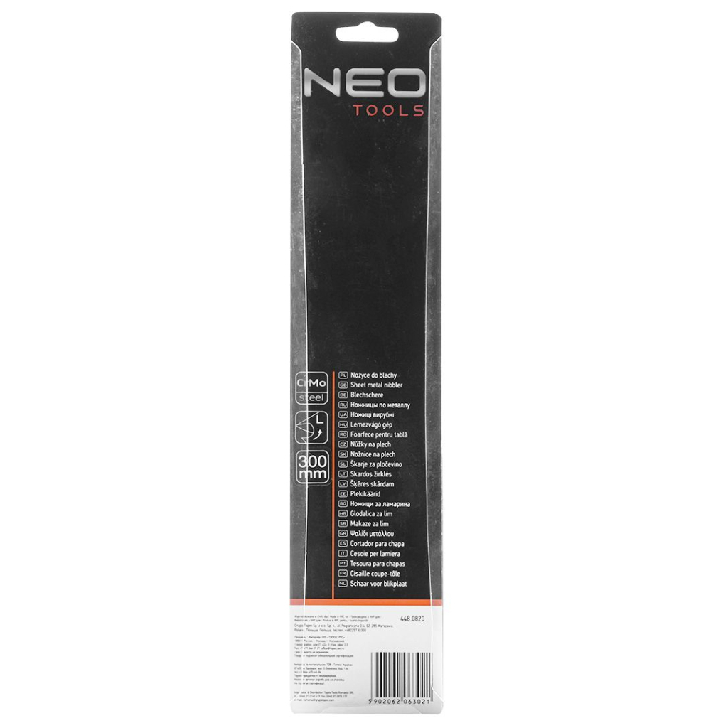 Ножиці по металу Neo Tools 280 мм, ліві, CrMo (31-084) - зображення 4