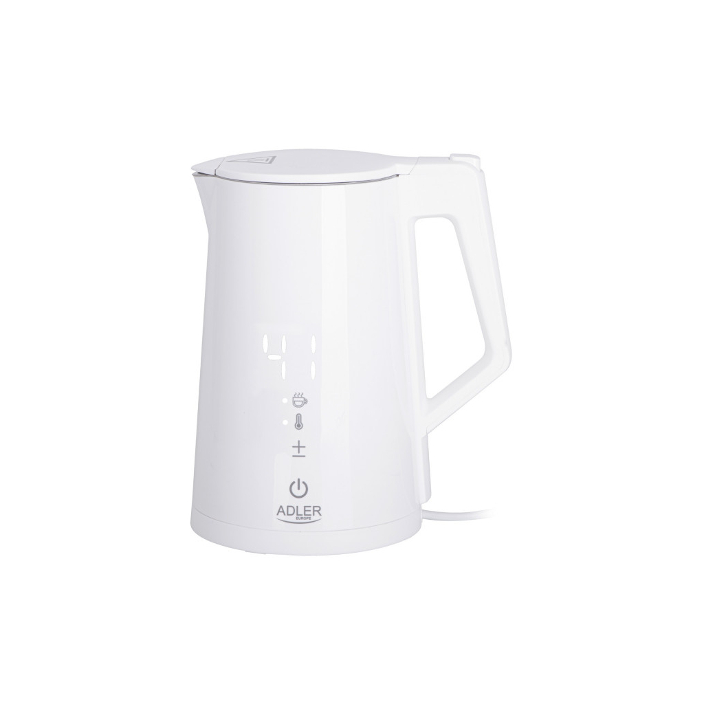 Електрочайник Adler AD 1345 white - зображення 1