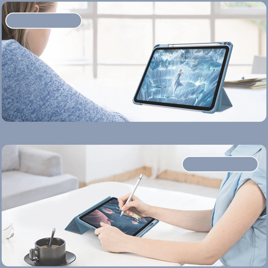 Чохол до планшета BeCover Soft Edge TPU Apple iPad Air 11" M2/M3 (2024/2025) Blue Haze (711703) - зображення 4