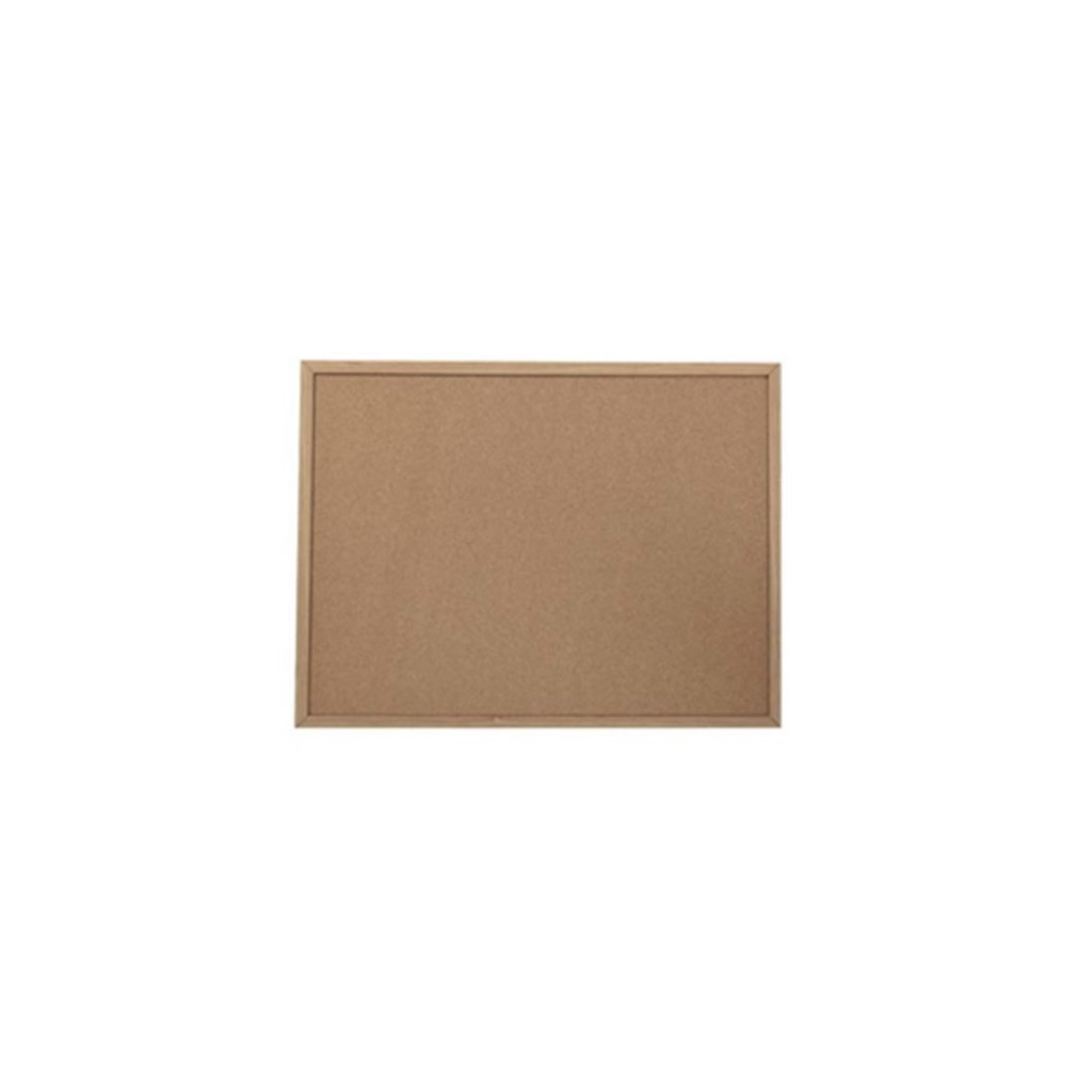 Офісна дошка H-Tone коркова 30х40 см, дерев'яна рамка (BOARD-HT-JJ411312-1) - зображення 1