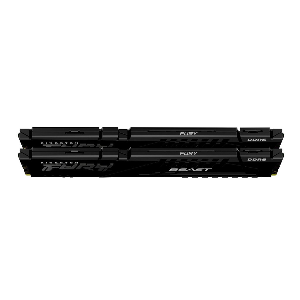 Модуль пам'яті для комп'ютера DDR5 16GB (2x8GB) 5200 MHz Beast Black Kingston Fury (ex.HyperX) (KF552C36BBEK2-16) - зображення 4