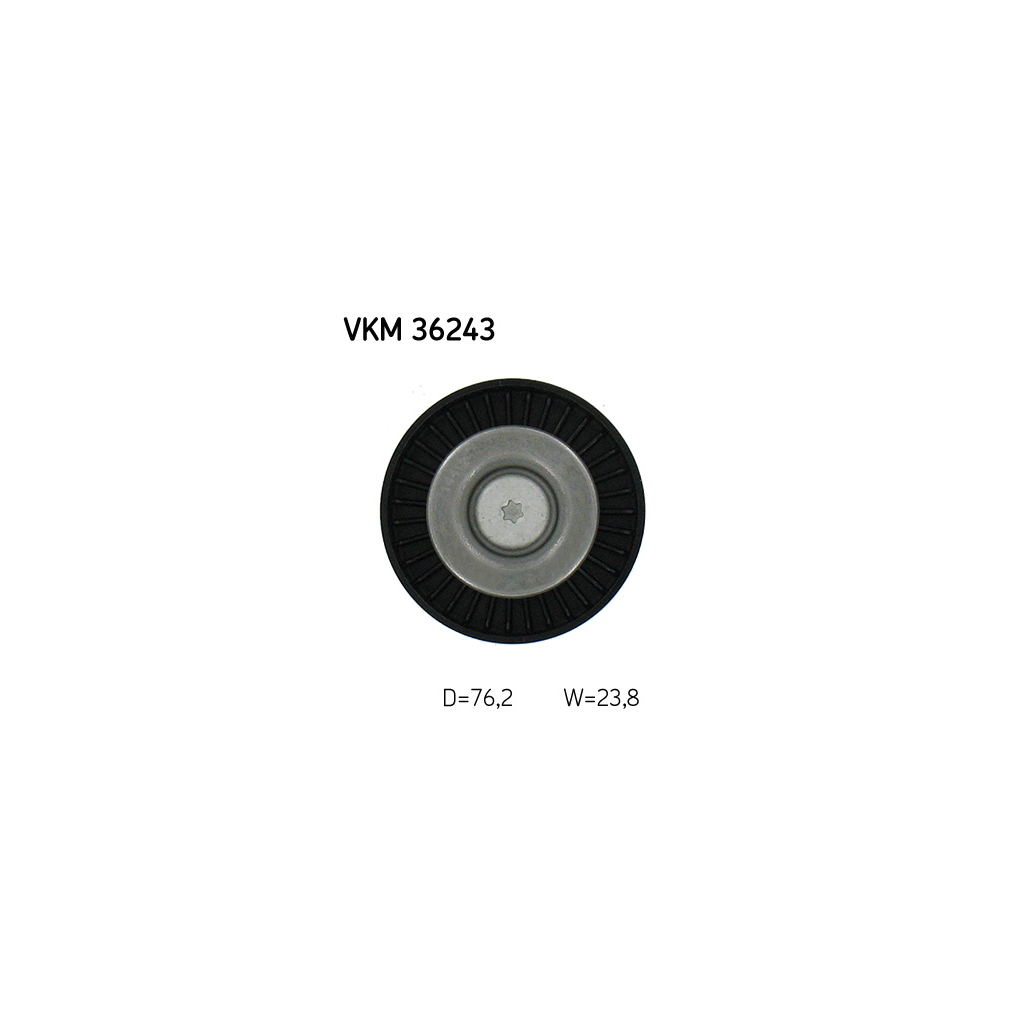 Ролик натягувача ременя SKF VKM 36243 - зображення 2