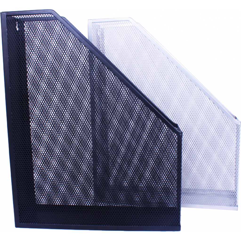 Лоток для паперів H-Tone вертикальний металевий, 25х7,5х31,8 см (TRAYV-HT-JJ41215) - зображення 1