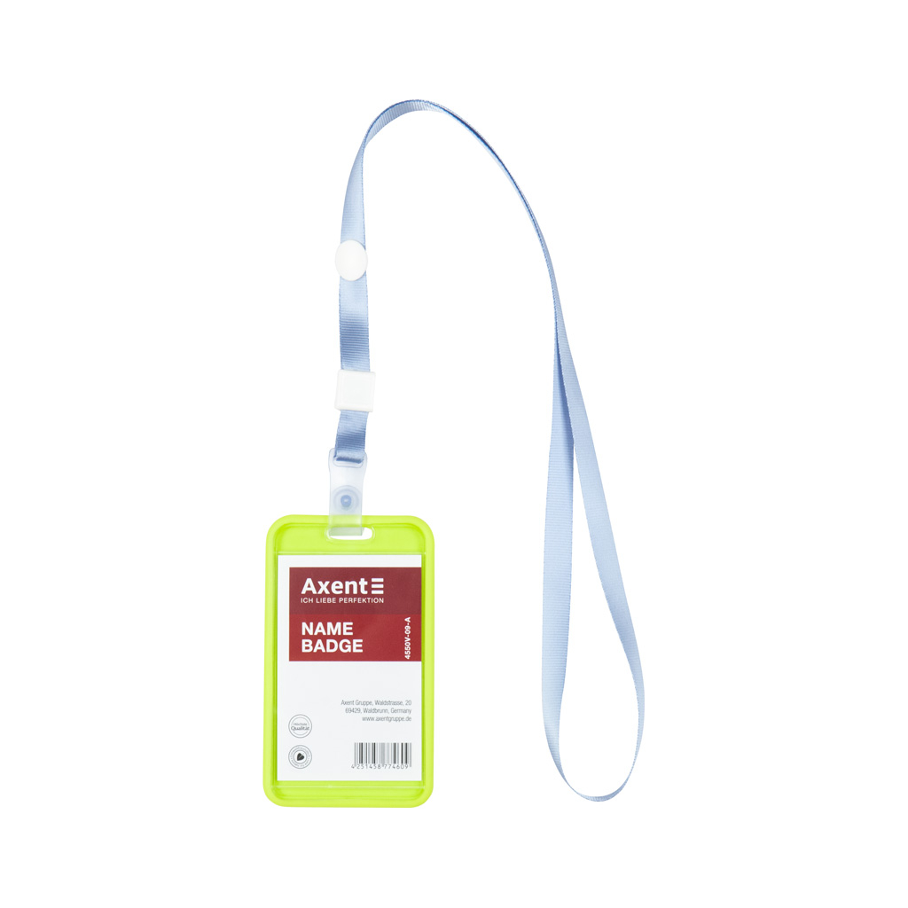 Бейдж Axent чохол SoftTouch матовий, 54х85мм ,салатовий (4550V-09-A) - зображення 6