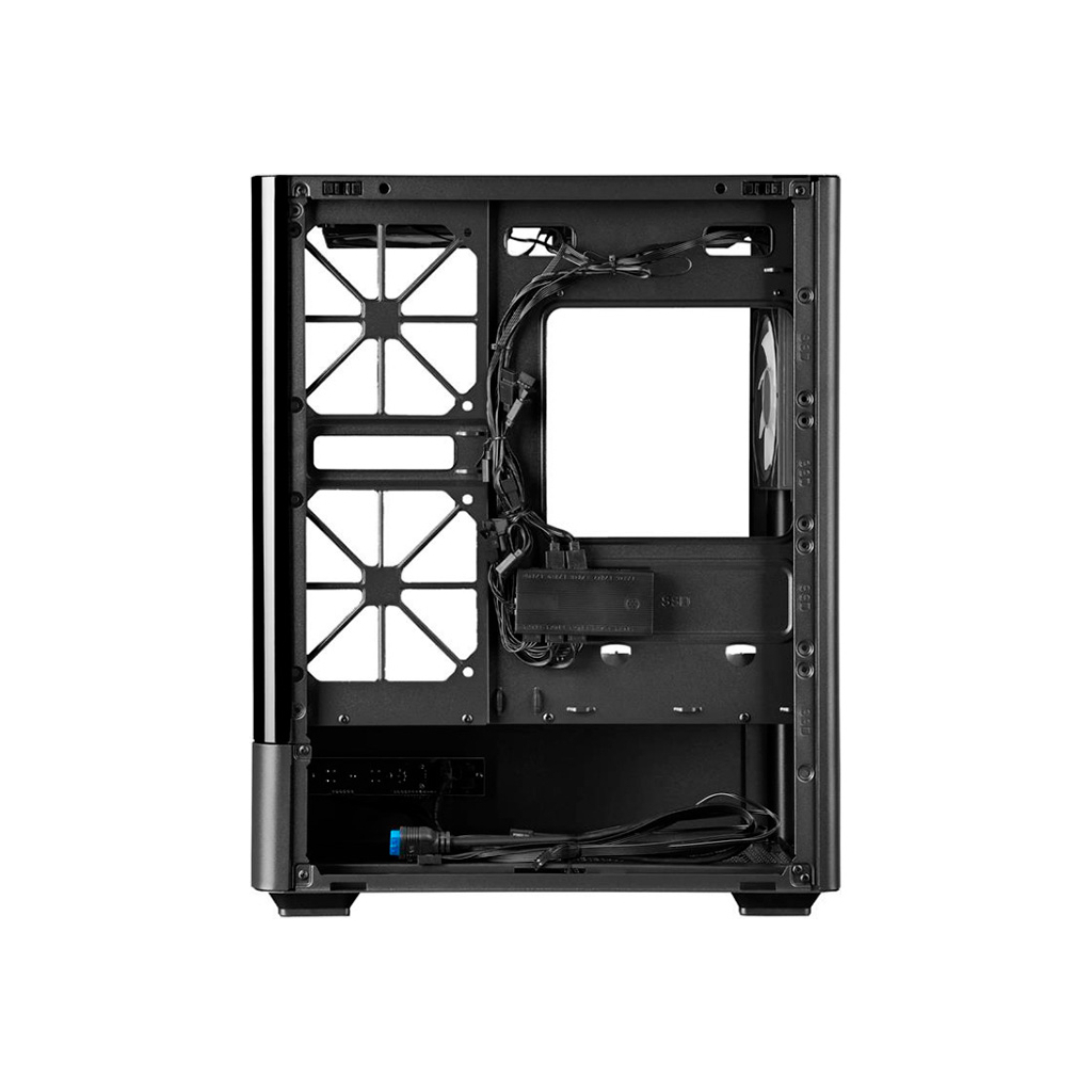 Корпус Prologix Lumi GM-01AB Glass Black - зображення 7