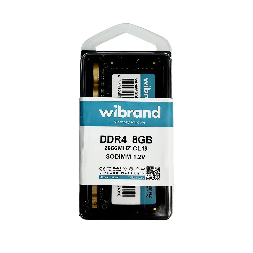 Модуль пам'яті для ноутбука SoDIMM DDR4 8GB 2666 MHz Wibrand (WI2666DDR4S/8GB) - зображення 3
