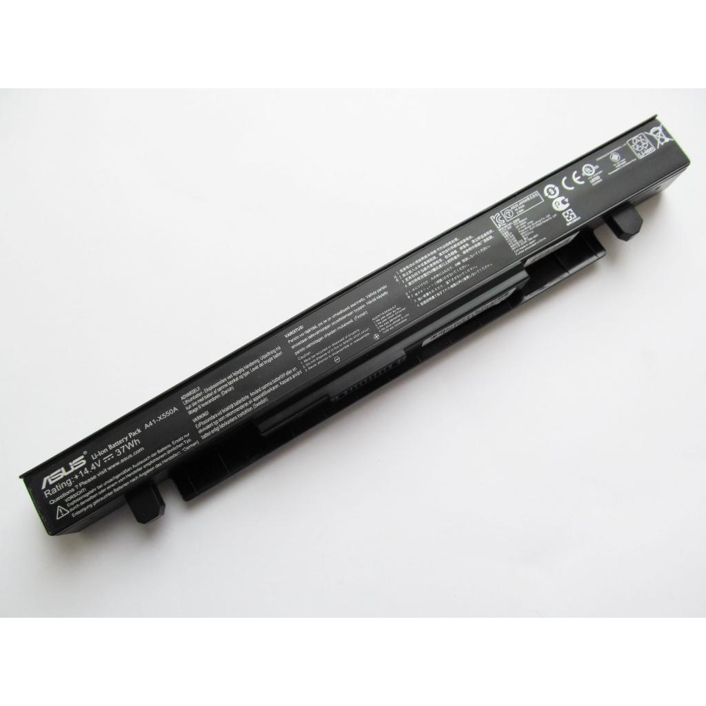 Акумулятор до ноутбука ASUS X450 A41-X550A, 2600mAh (37Wh), 4cell, 14.4V, Li-ion (A47472) - зображення 1