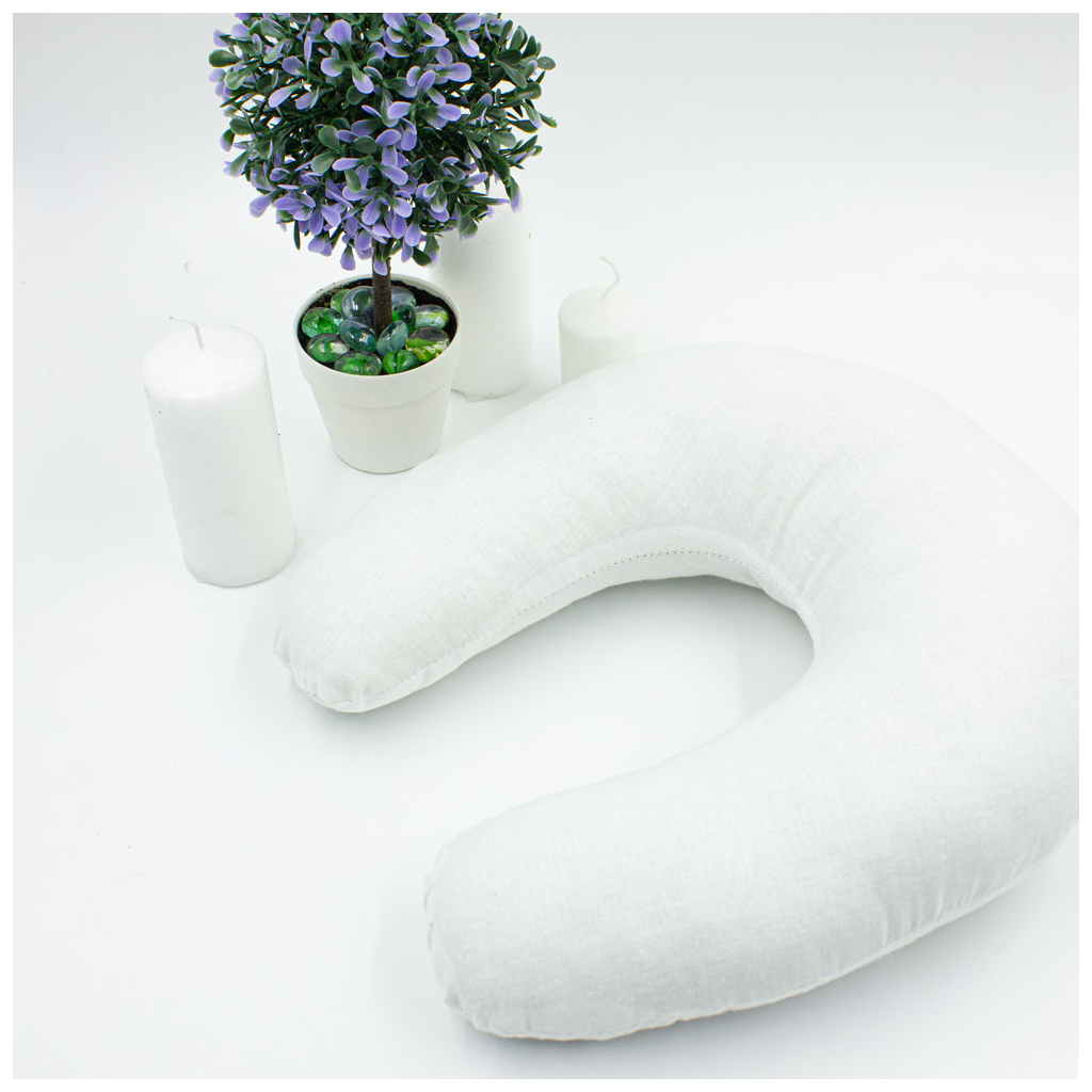 Подушка MirSon для подорожей №8753 Naturale Line 11-2107 White 100% Memory (2200006348382) - зображення 4