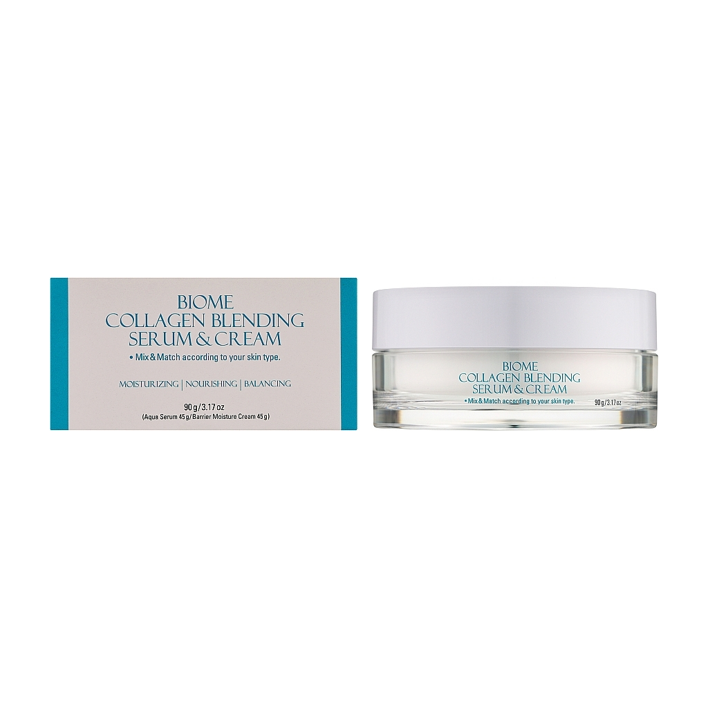 Крем для обличчя Prreti Biome Collagen Blending Serum & Cream 2in1 90 г (8809738324370) - зображення 2