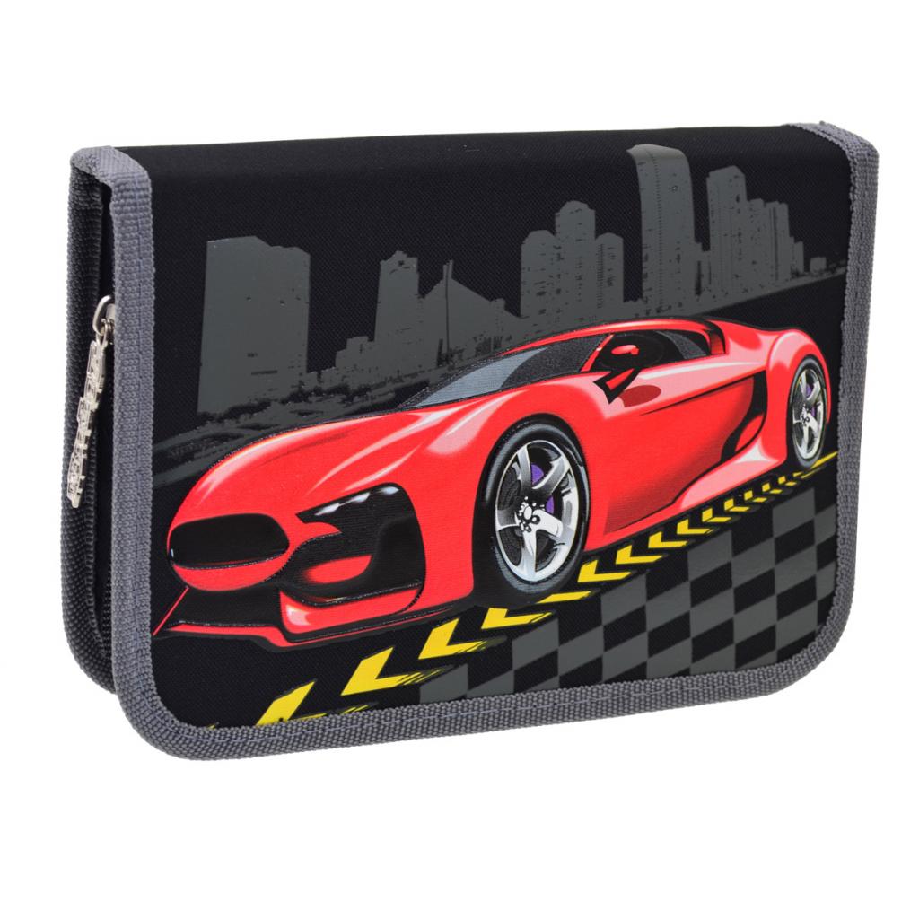 Пенал 1 вересня Racing твердий одинарний з клапаном (532704) - зображення 1