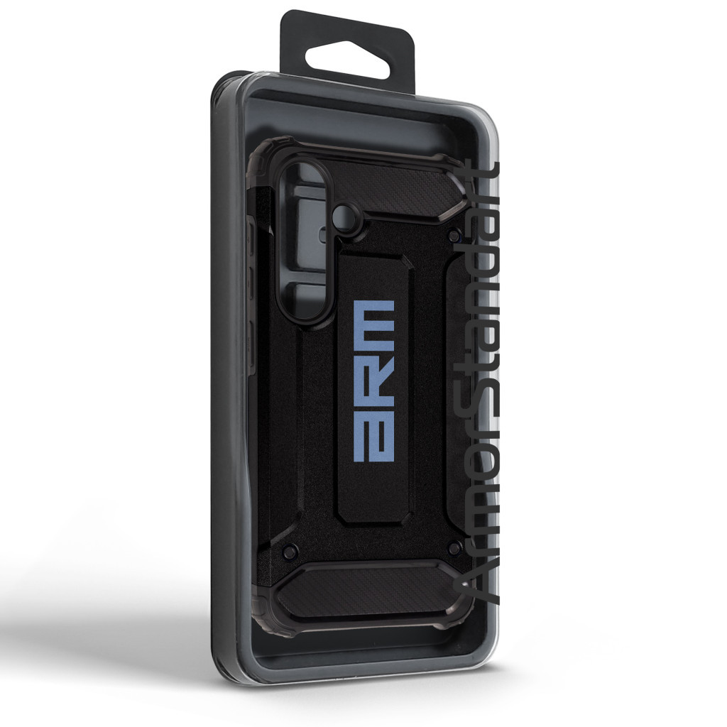 Чохол до мобільного телефона Armorstandart Panzer Samsung S24 Black (ARM73734) - зображення 7