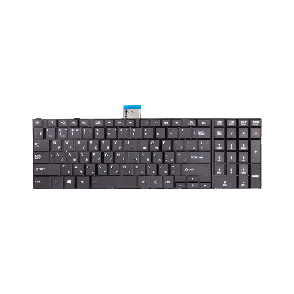 Клавіатура ноутбука Toshiba Satellite C50/C50A чорна (KB310678) - зображення 1