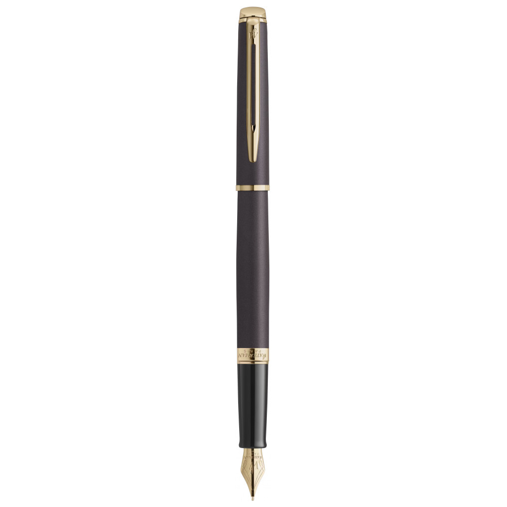 Ручка пір'яна Waterman HEMISPHERE Metallic Lava Black GT  FP F (12 090) - зображення 1