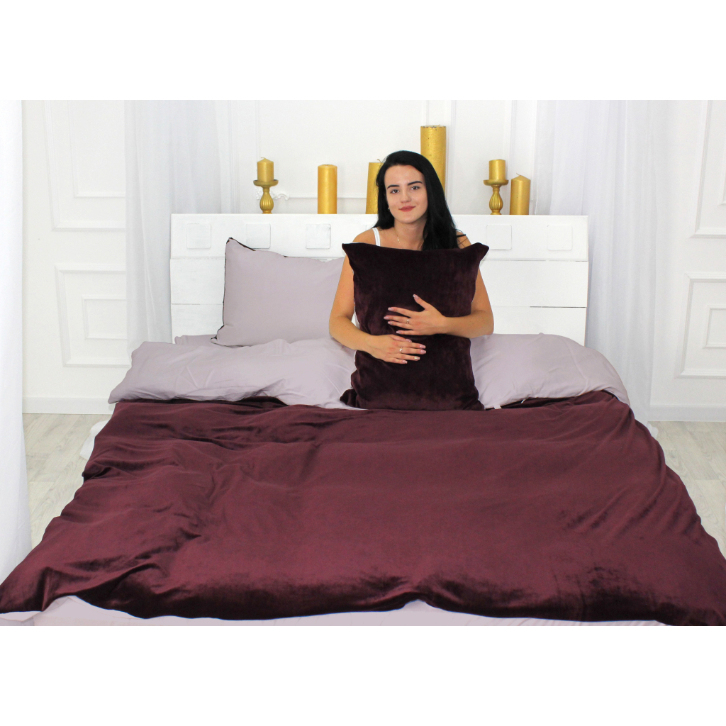 Постільна білизна MirSon Велюр Winter Delicate 28-0064 Fairy lily Двоспальний (2200004035222) - зображення 1