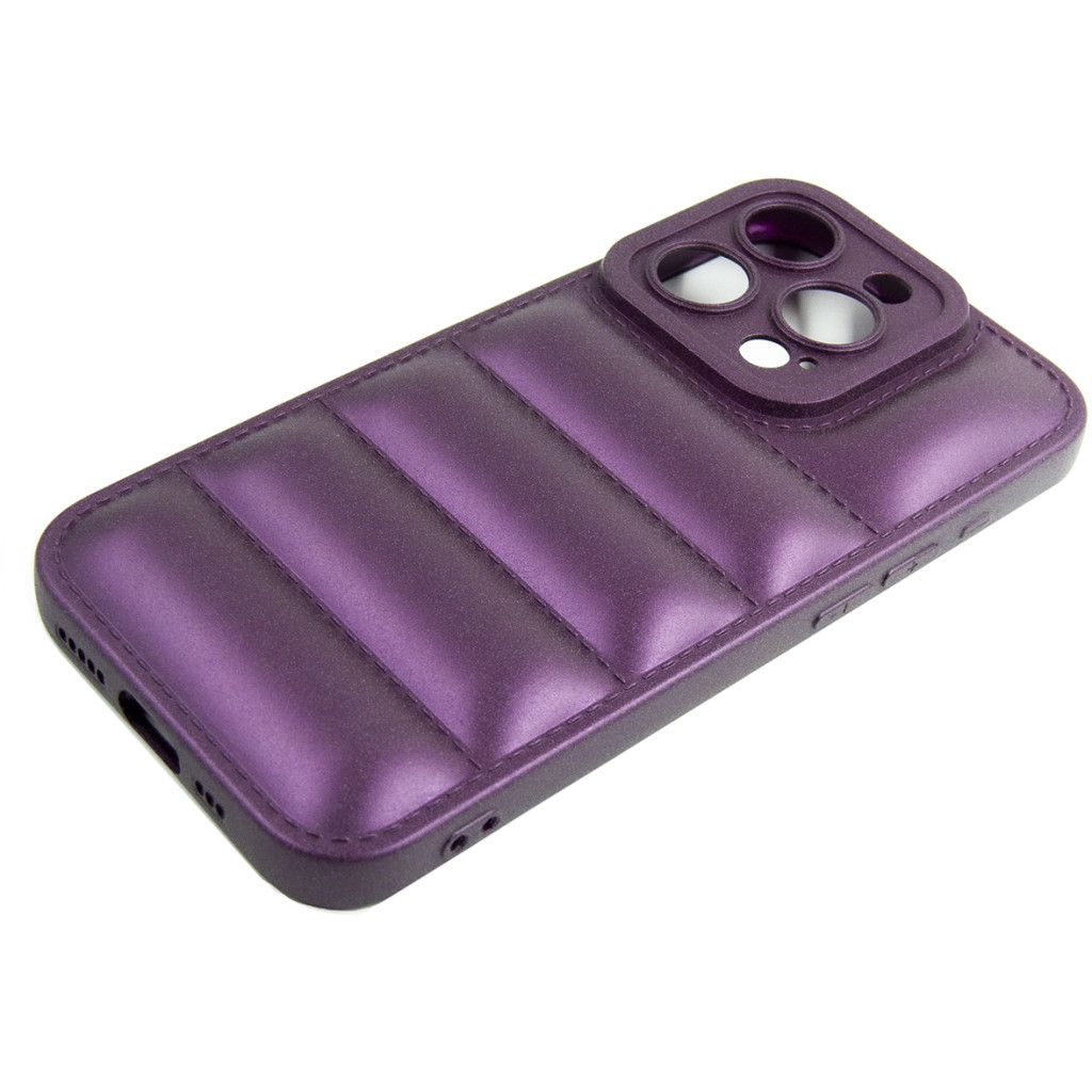 Чохол до мобільного телефона Dengos Soft iPhone 15 Pro (purple) (DG-TPU-SOFT-44) - зображення 4
