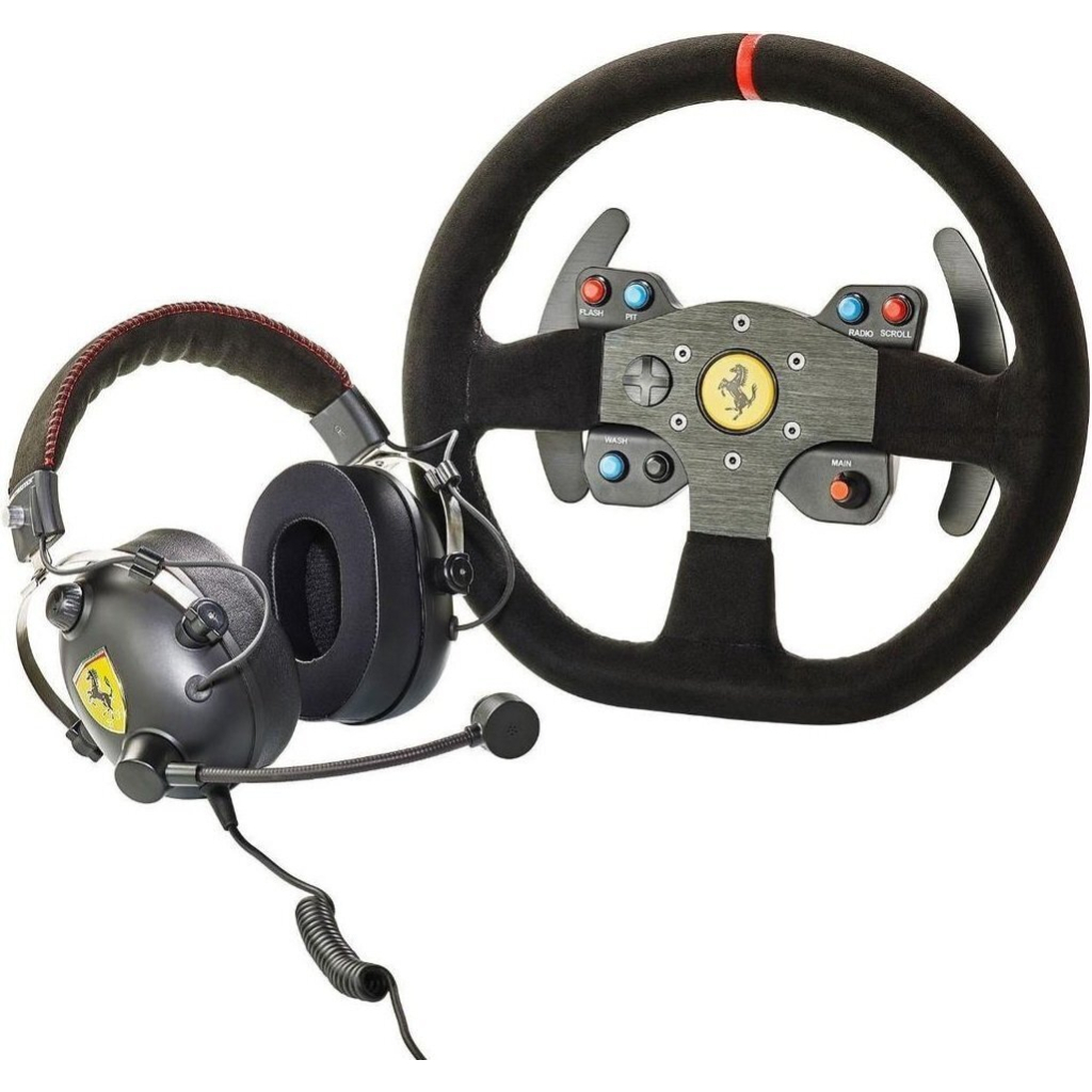 Кермо ThrustMaster Race Kit Ferrari 599XX EVO Edition With Alcantara PC/PS4/PS3 (4160771) - зображення 1