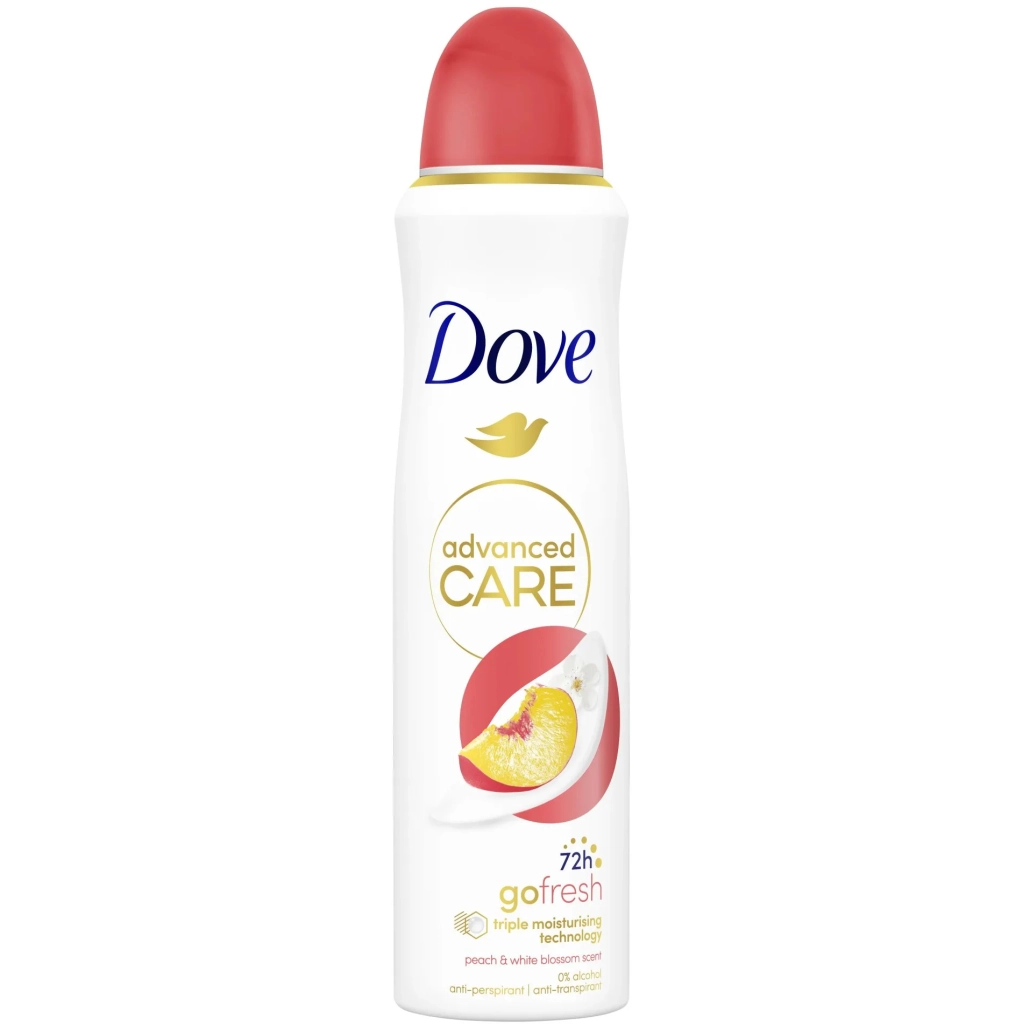 Антиперспірант Dove Персик та білі квіти 150 мл (8720181444524/8720181443572) - изображение 1