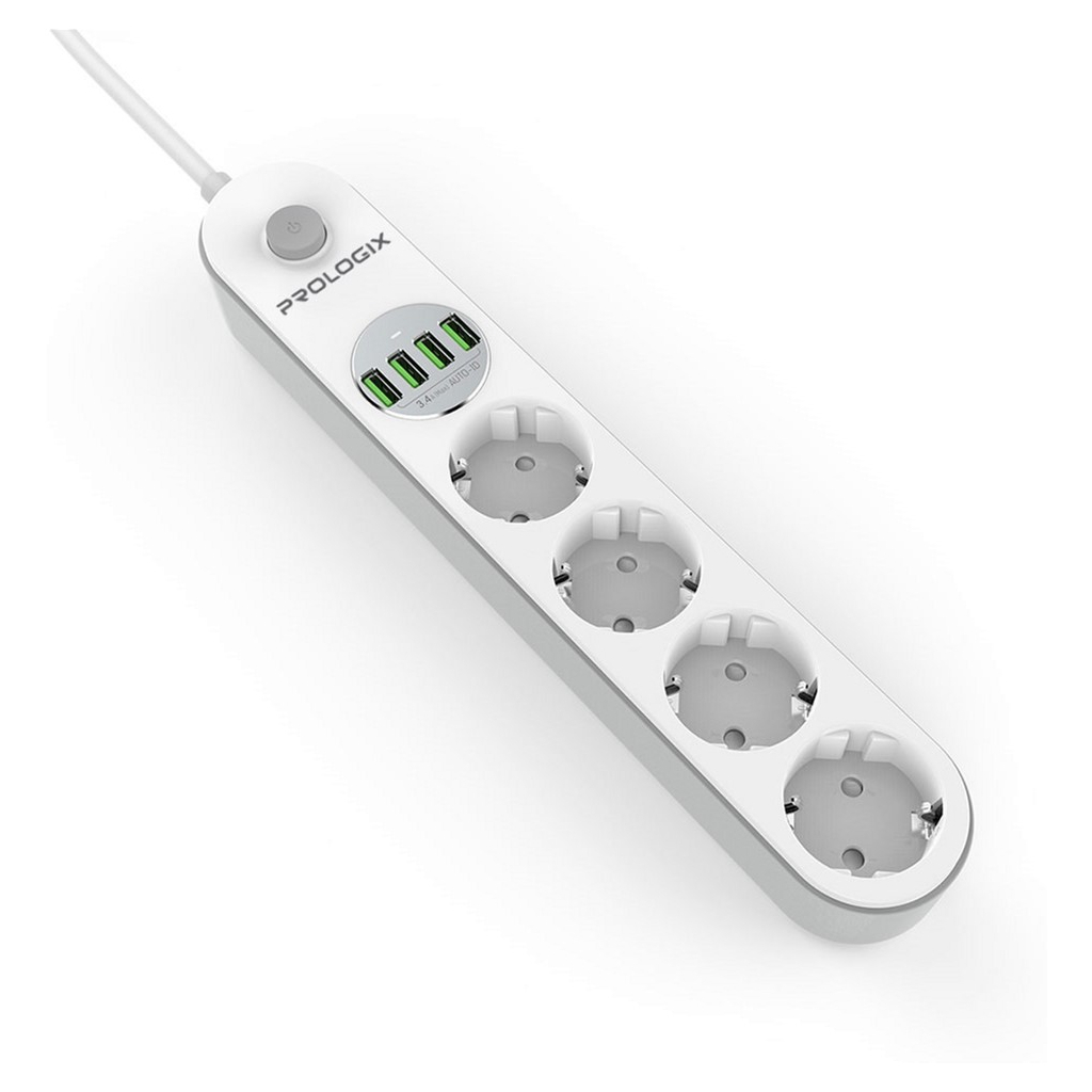 Мережевий фільтр живлення Prologix Premium PR-SE4432W (PR-SE4432W) - зображення 2