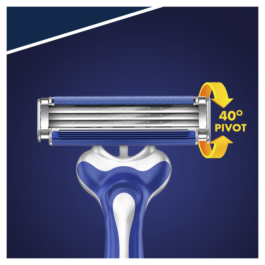 Бритва Gillette Blue 3 Comfort одноразова 8 шт. (7702018604319) - зображення 2