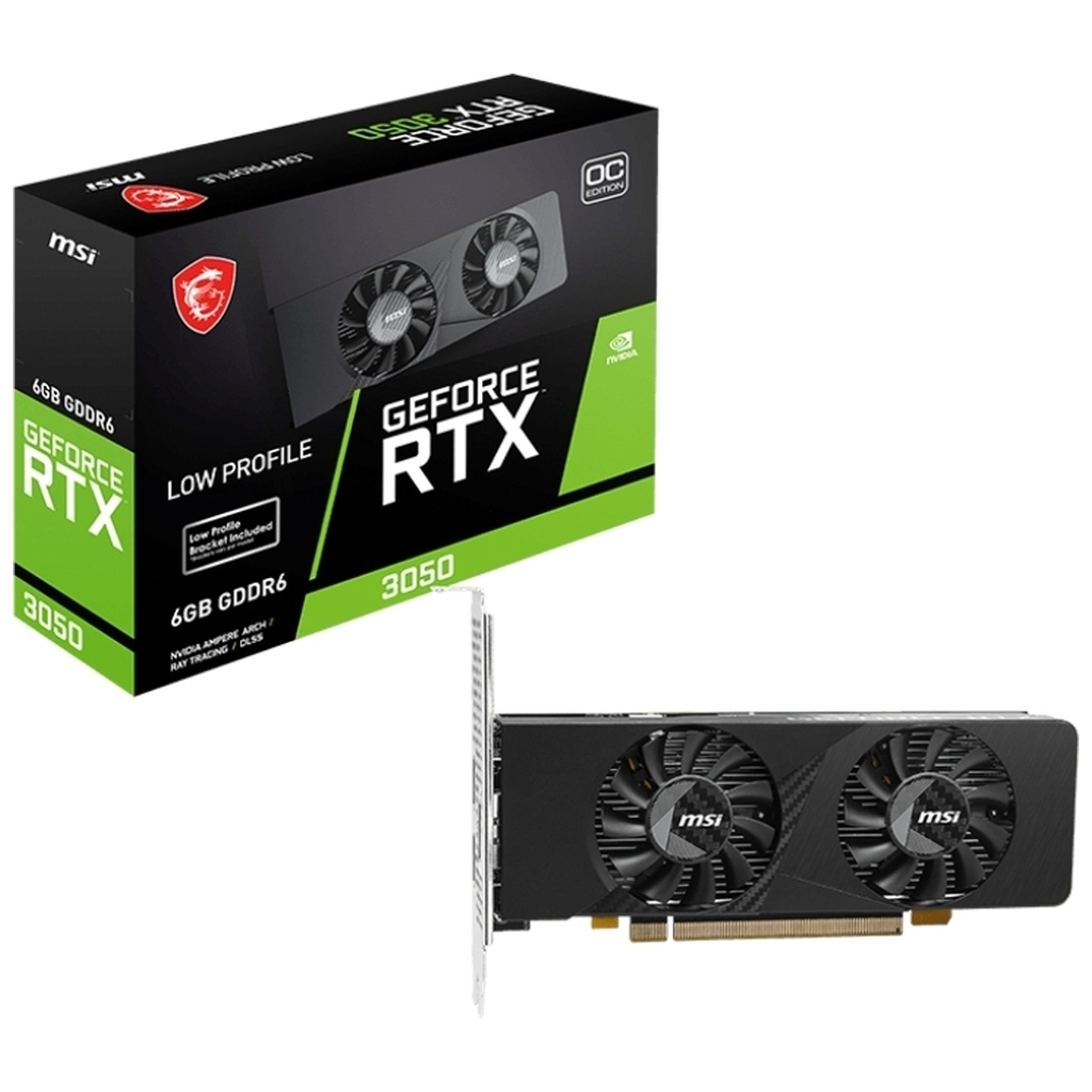 Відеокарта MSI GeForce RTX3050 6Gb LP E OC (RTX 3050 LP E 6G OC) - зображення 6