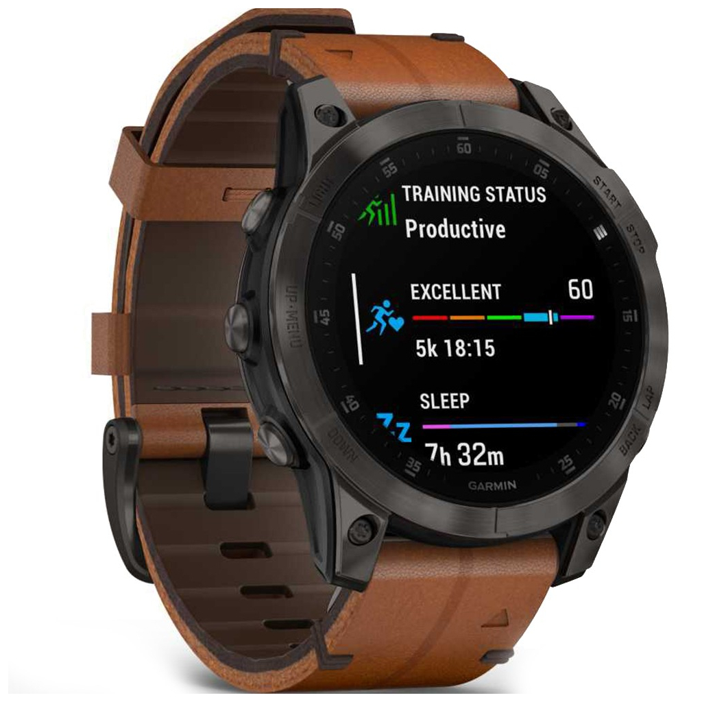 Смарт-годинник Garmin EPIX gen 2, Sapphire, Gray Titanium, GPS (010-02582-30) - зображення 6