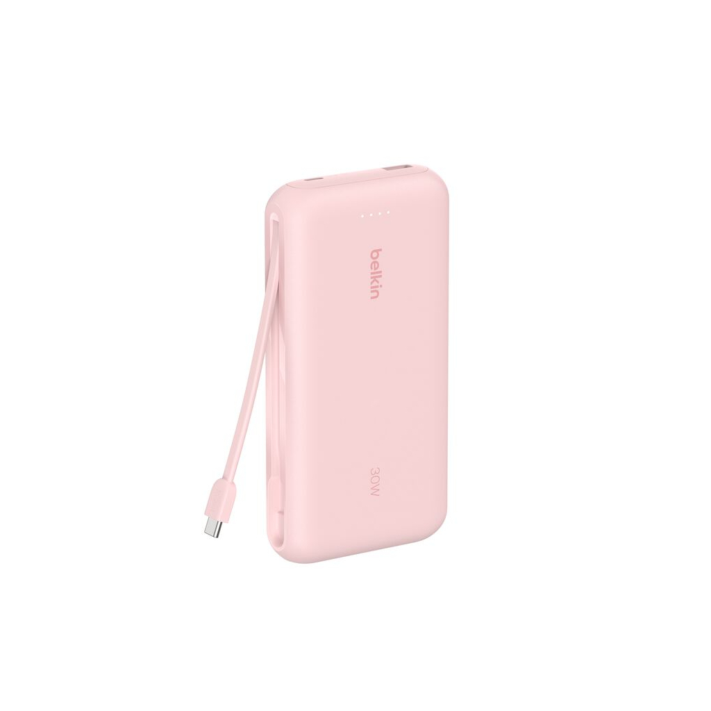 Батарея універсальна Belkin 20000mAh, 30W USB-C Pink (BPB024HQPK) - зображення 2