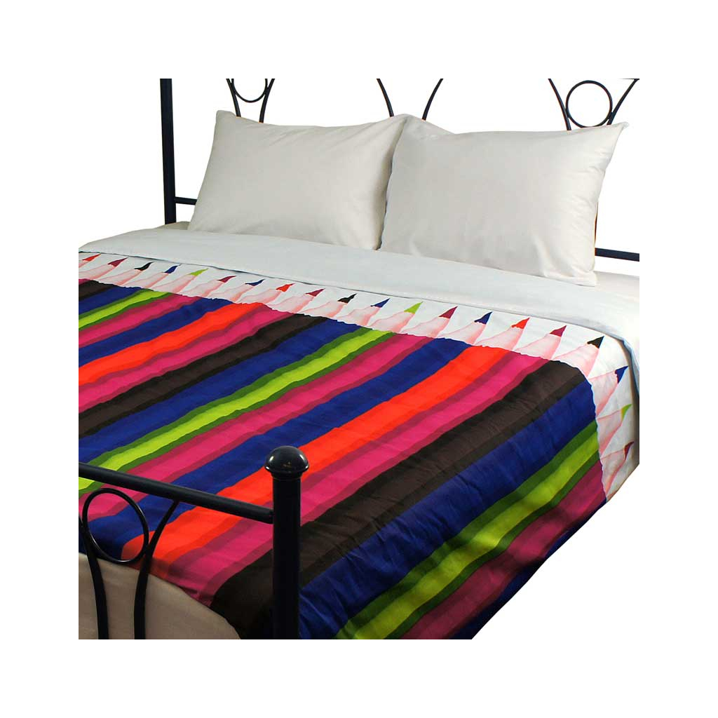 Постільна білизна Руно Pencils сатин набивний сімейний (6.137К_Pencils) - зображення 2