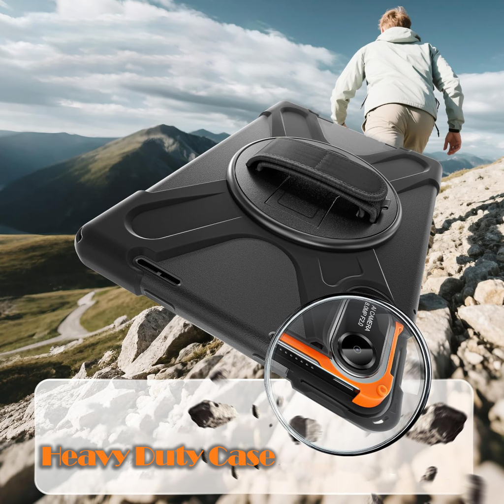 Чохол до планшета BeCover Heavy Duty Xiaomi Redmi Pad 2 11.0" Black (713929) - зображення 3