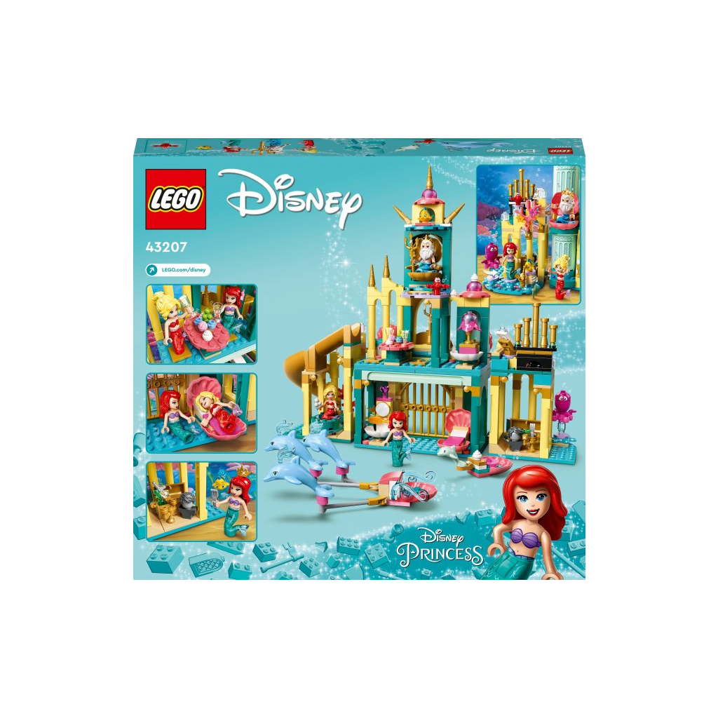 Конструктор LEGO Disney Princess Підводний палац Аріель 498 деталей (43207) - зображення 6