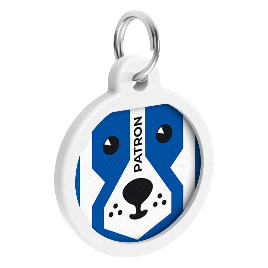 Адресник для тварин WAUDOG Smart ID з QR паспортом "Патрон", коло 25 мм (625-4025) - зображення 1