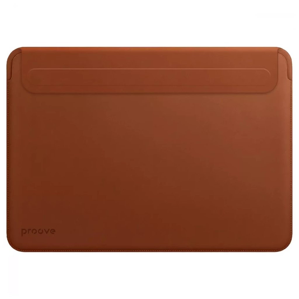 Чохол до ноутбука Proove 15,4/16,2 MacBook Leather Sleeve brown (PCLSMB161615) - зображення 1