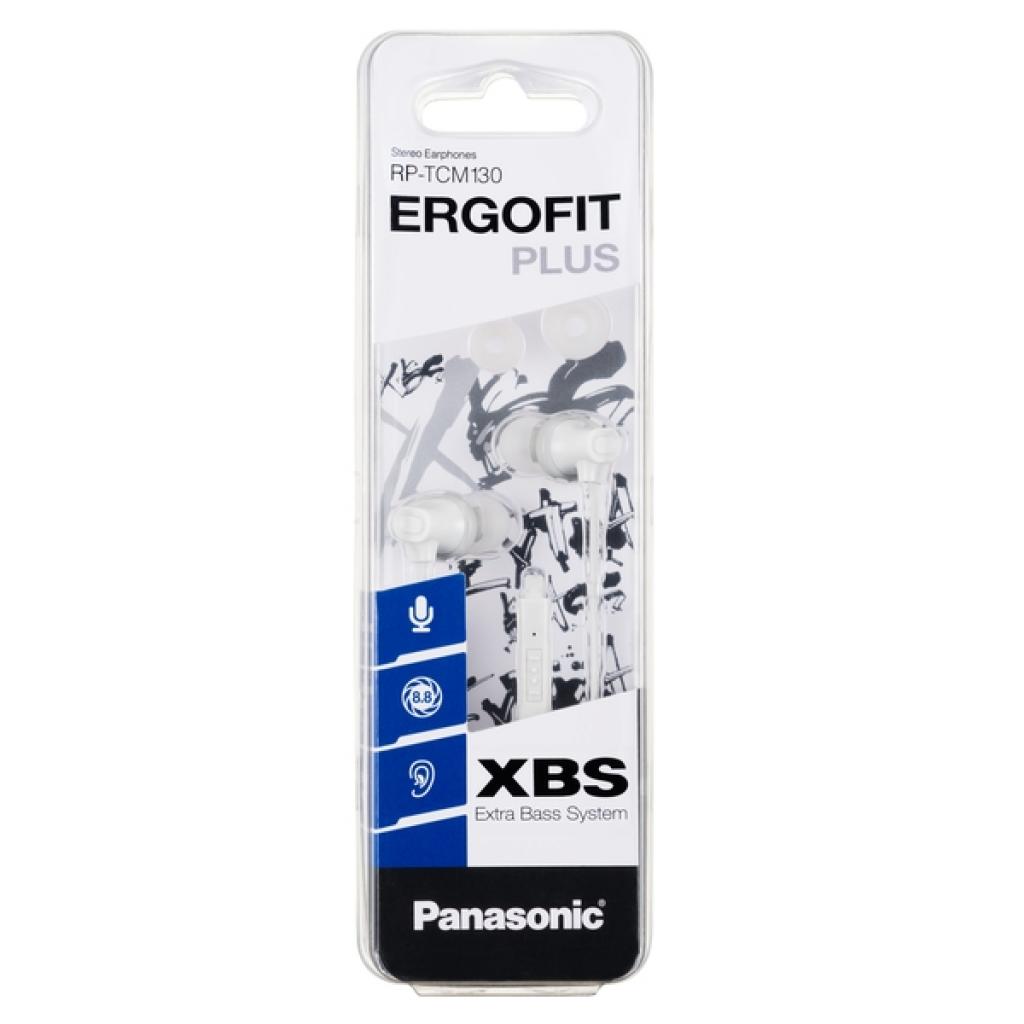 Навушники Panasonic RP-TCM130GEW / RP-TCM130E-W - зображення 2